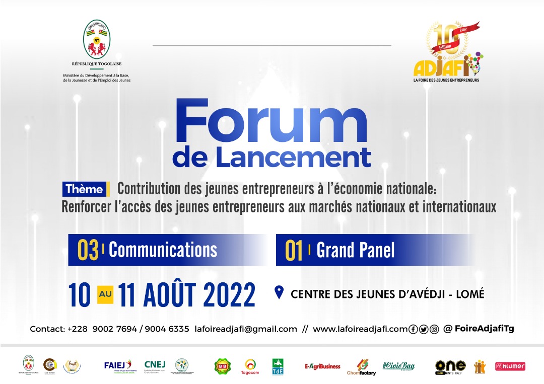 You are currently viewing LA FOIRE ADJAFI OUVRE UN FORUM
