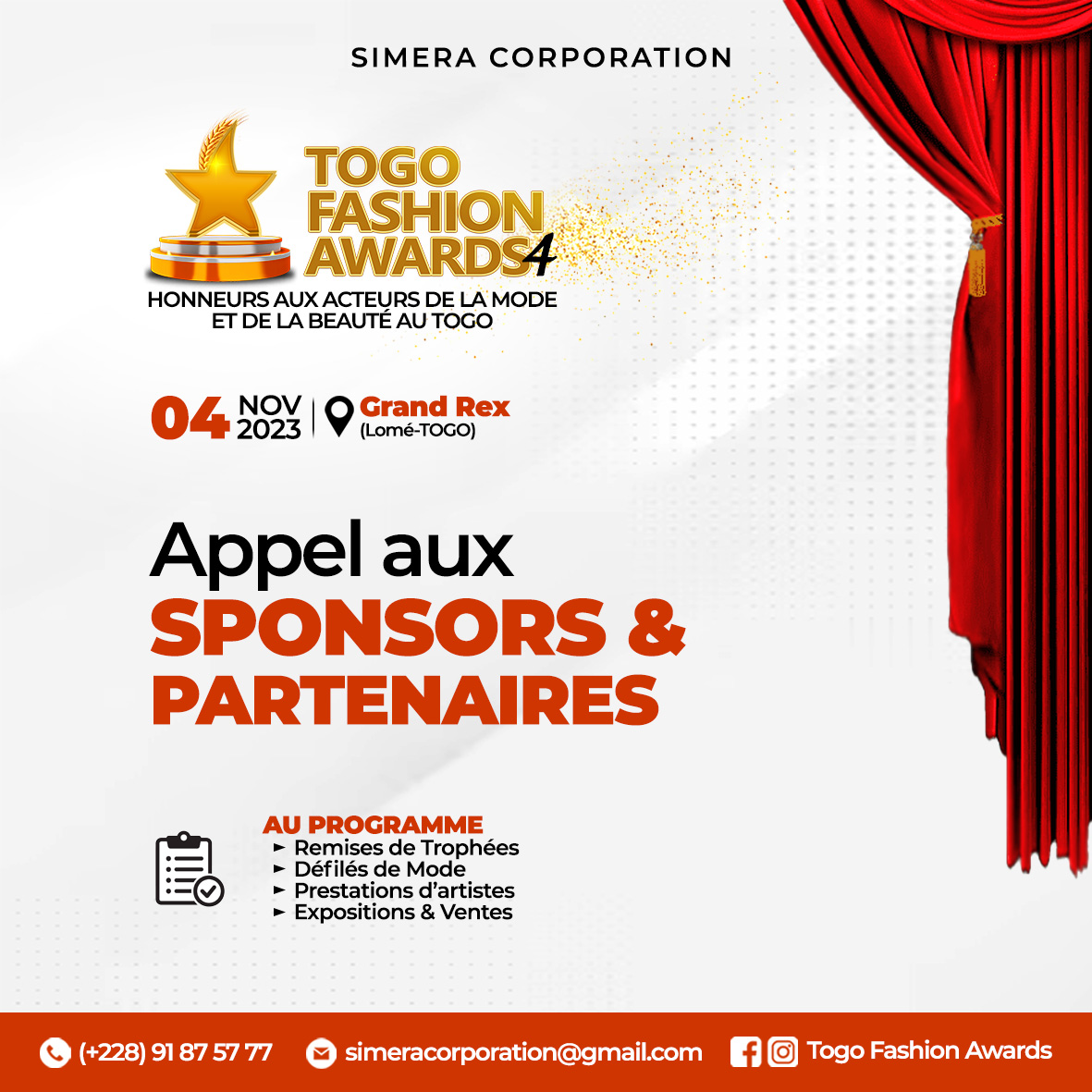You are currently viewing TOGO FASHION AWARDS édition 4 : Appel aux Sponsors & Partenaires