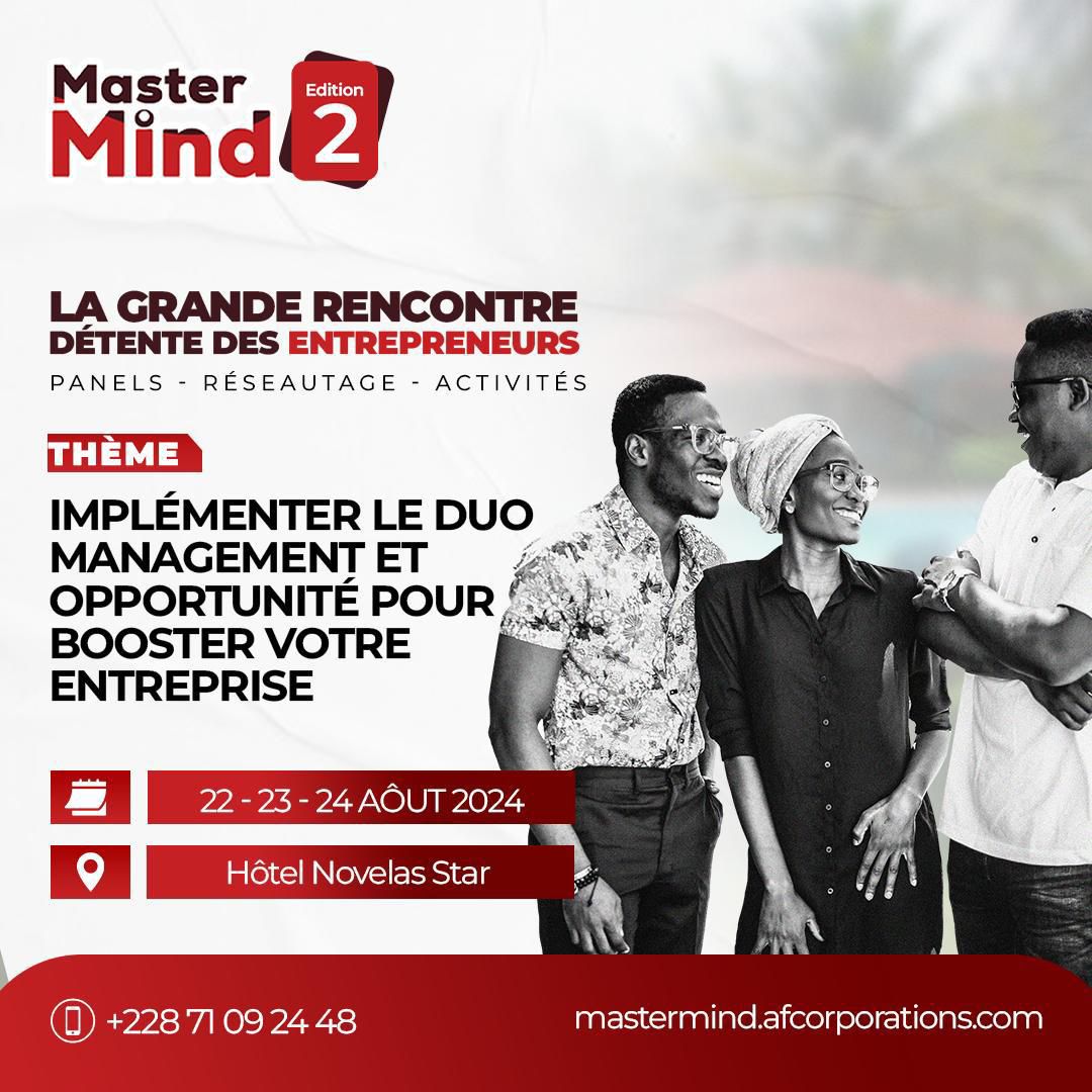 You are currently viewing Master Mind 2 : La Grande Rencontre Détente des Entrepreneurs à Lomé