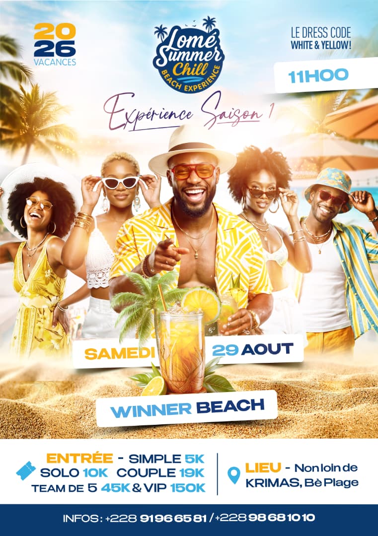 Vous consultez actuellement Lomé Summer Chill Saison 1